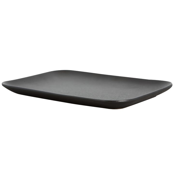 Raw Black rectangular plate, Black Byon