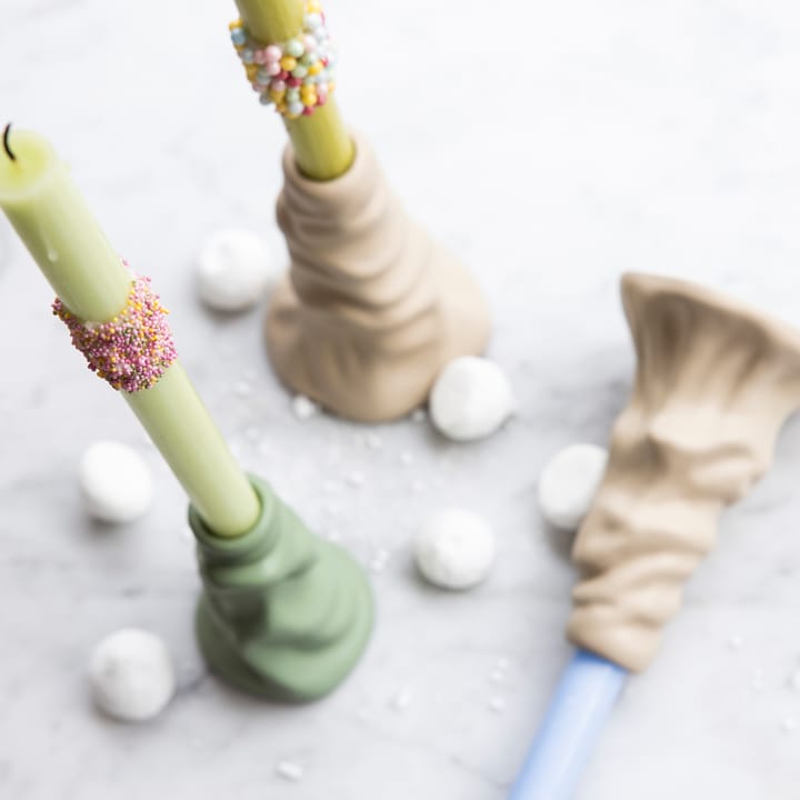 Soft ice cream candle sticks 10 cm, Beige Byon