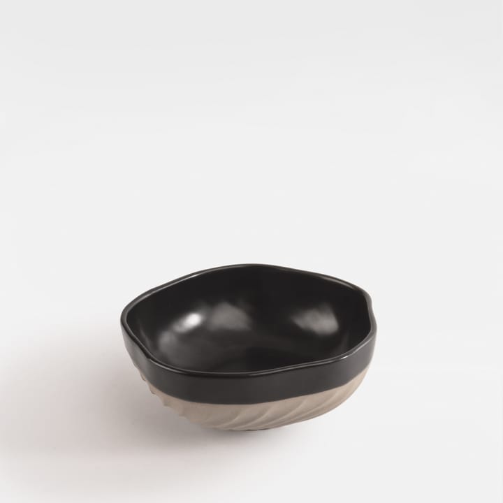 Swirl bowl Ø11 cm, Black-beige Byon