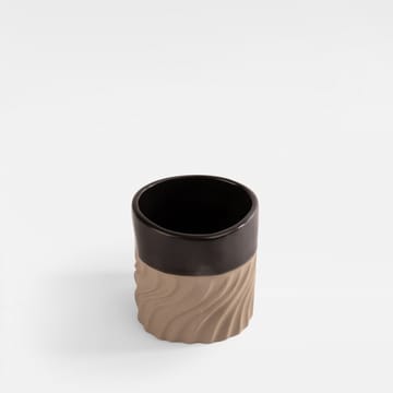 Swirl cup 24 cl - Black-beige - Byon