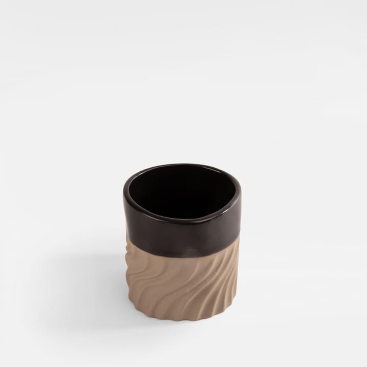 Swirl cup 24 cl, Black-beige Byon