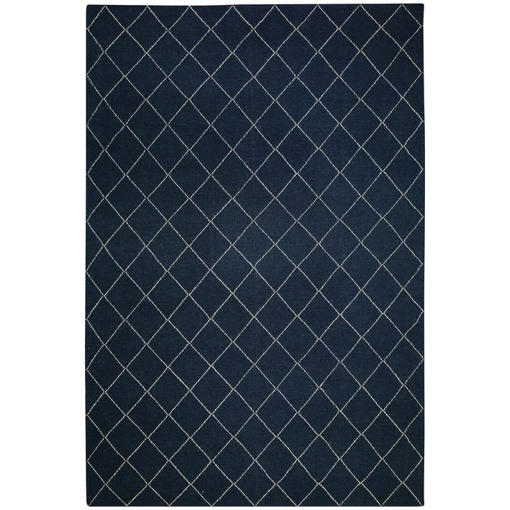 Diamond rug  230x336 cm, Blue melange-off white Chhatwal & Jonsson