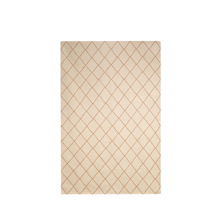 Diamond Rug, Off white/orange, 184x280 cm Chhatwal & Jonsson