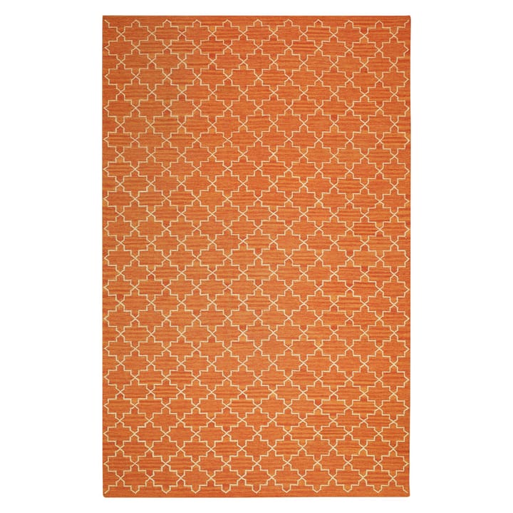 New Geometric rug  180x272 cm, Orange melange -off white Chhatwal & Jonsson