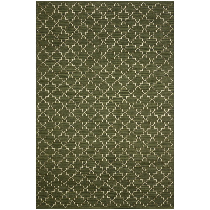 New Geometric rug 234x323 cm, Green melange-off white Chhatwal & Jonsson