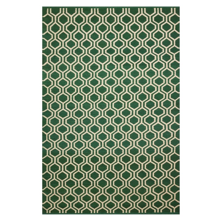 Varanasi rug  180x272 cm, Green-off white Chhatwal & Jonsson