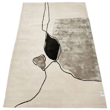 Abstract rug  250x350 cm - Ivory - Classic Collection