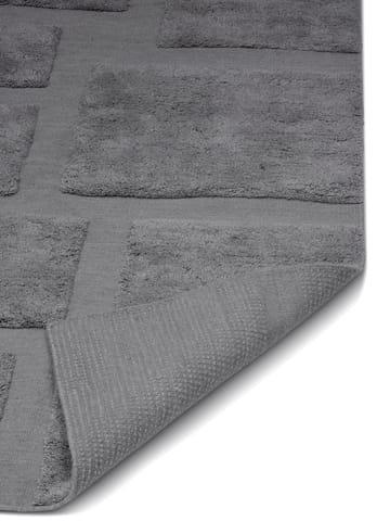 Bricks wool rug 170x230 cm - Grey - Classic Collection