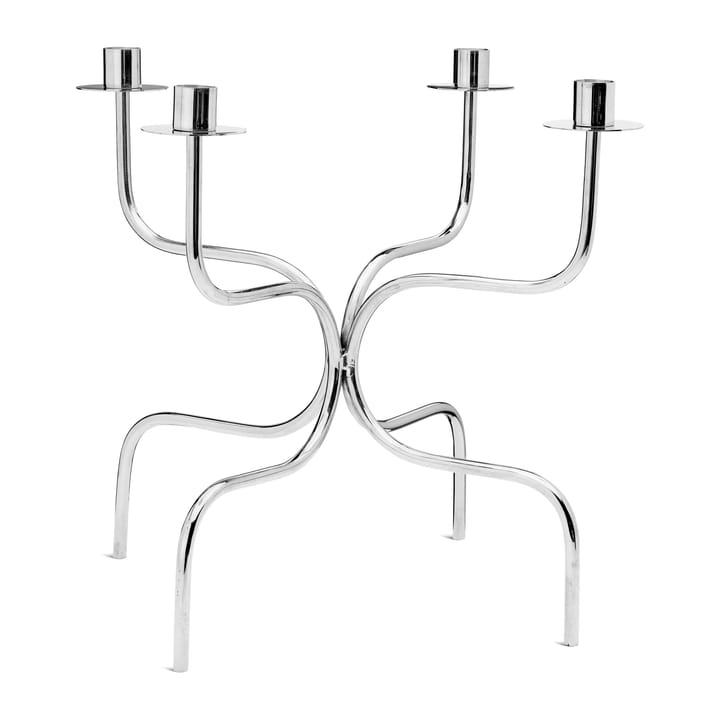 Candlesticks candelabra quartet - Nickel-plated brass - Classic Collection