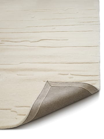 Carved wool rug 170x230 cm - Ivory - Classic Collection