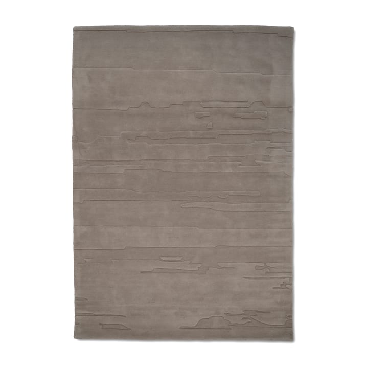 Carved wool rug 170x230 cm, Silver Classic Collection