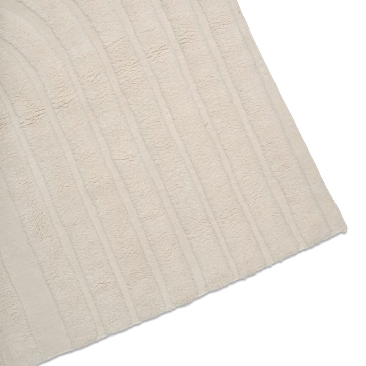 Curve wool rug 170x230 cm, Ivory Classic Collection