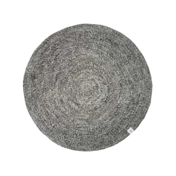 Merino Rug round, Granite, 200 cm Classic Collection