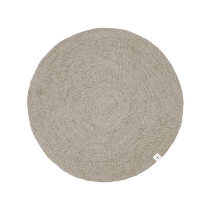 Merino Rug round - Oat, 200 cm - Classic Collection