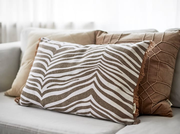 Zebra cushion 40x60 cm, simply taupe (beige) Classic Collection