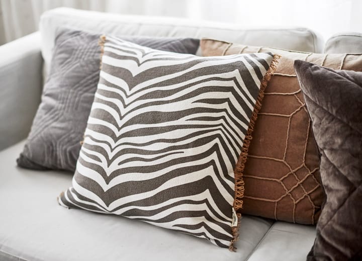 Zebra cushion 50x50 cm, Titanium Classic Collection