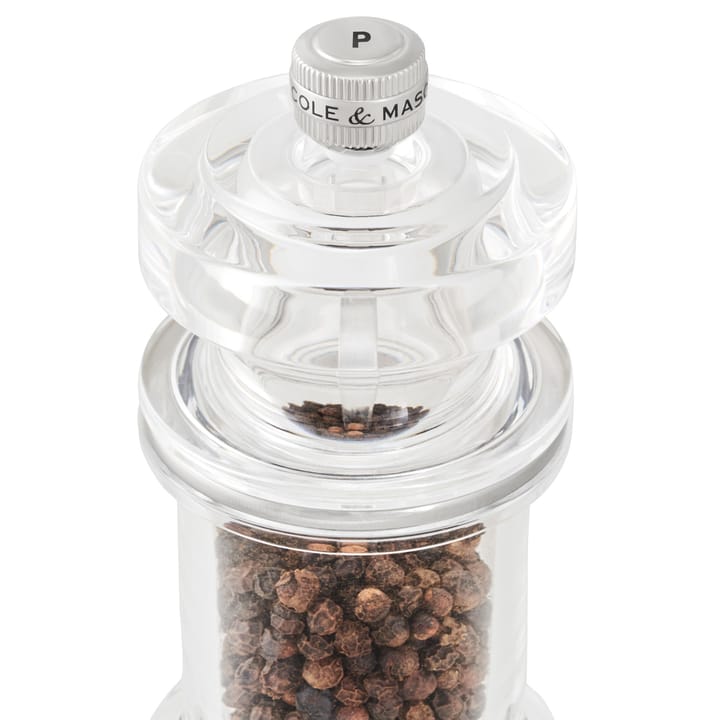 Cole & Mason 605 salt and pepper grinder set 14.4 cm, Clear Cole & Mason