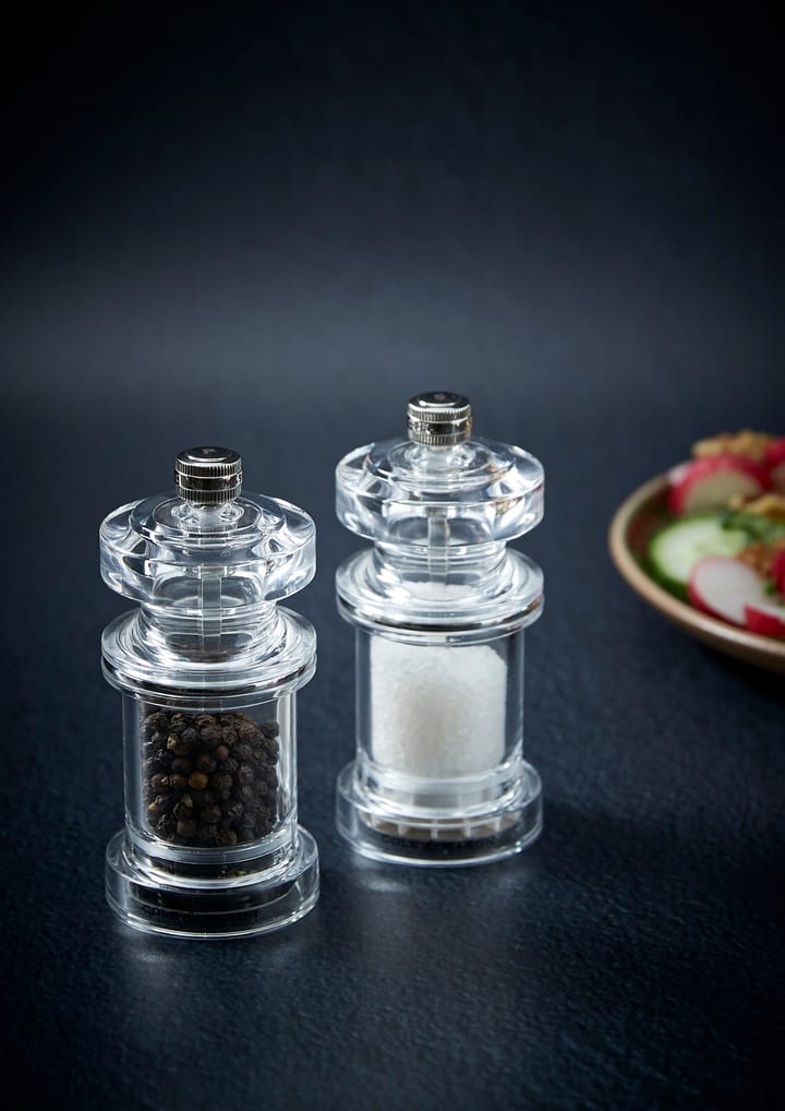 Cole & Mason 675 salt and pepper grinder set 11.8 cm, Clear Cole & Mason