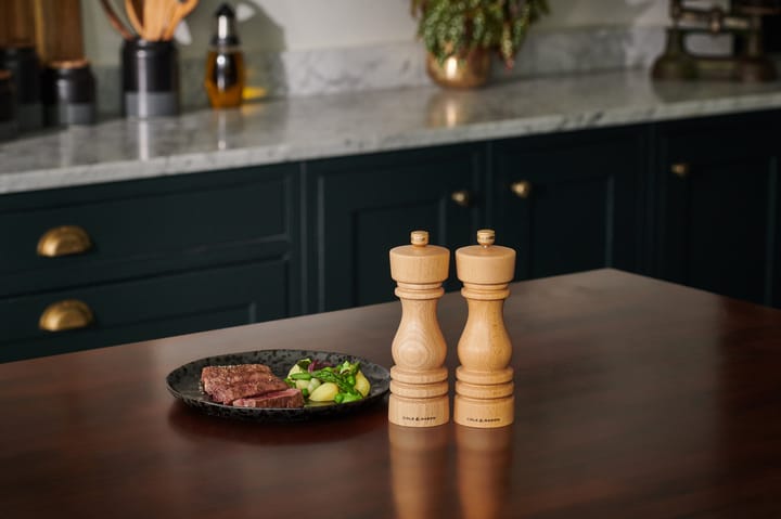 London Salt and Pepper Mill Set 13 cm, Natural Cole & Mason