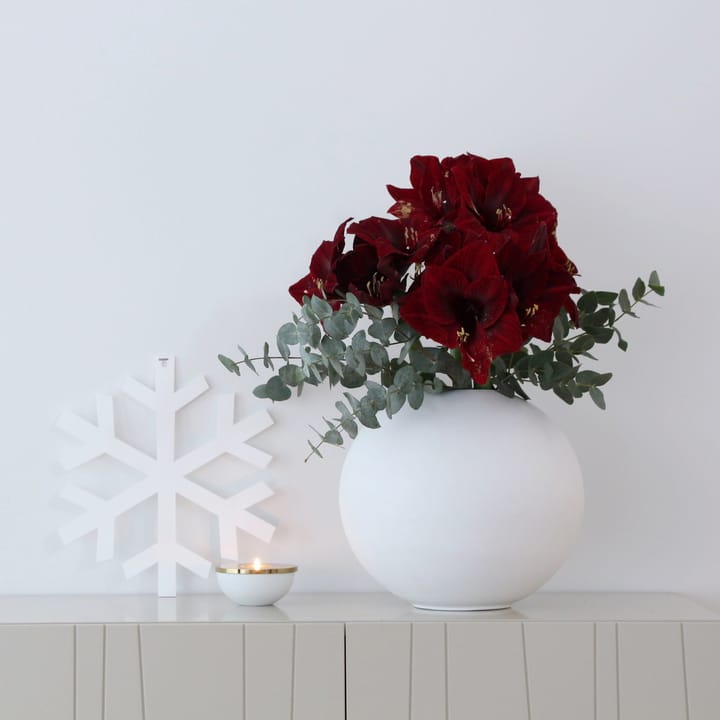 Ball vase white, 30 cm Cooee Design