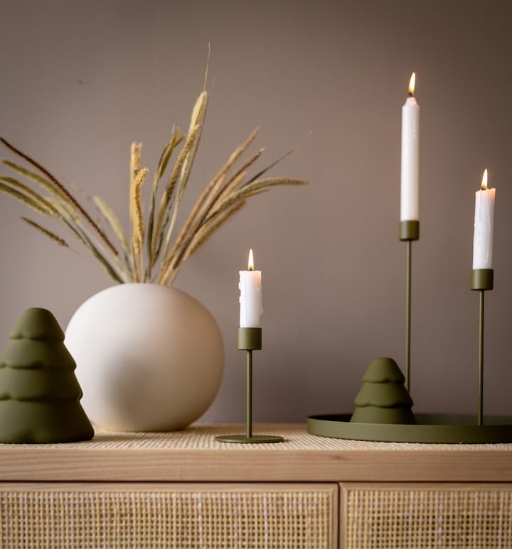 Cooee candle holder 21 cm, Olive Cooee Design