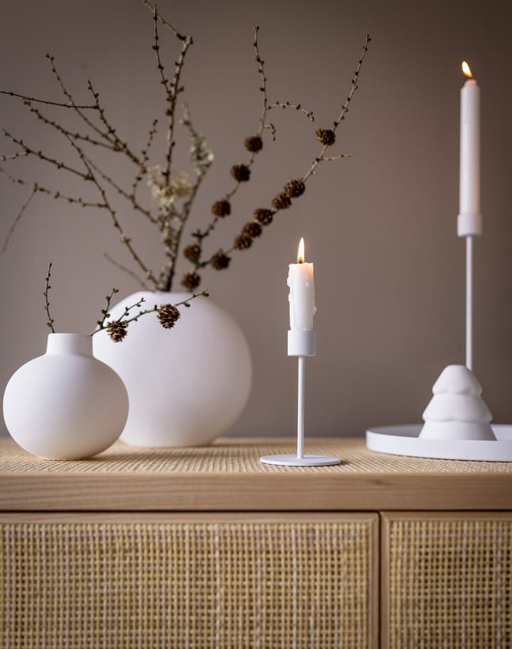 Cooee candle sticks 13 cm, White Cooee Design