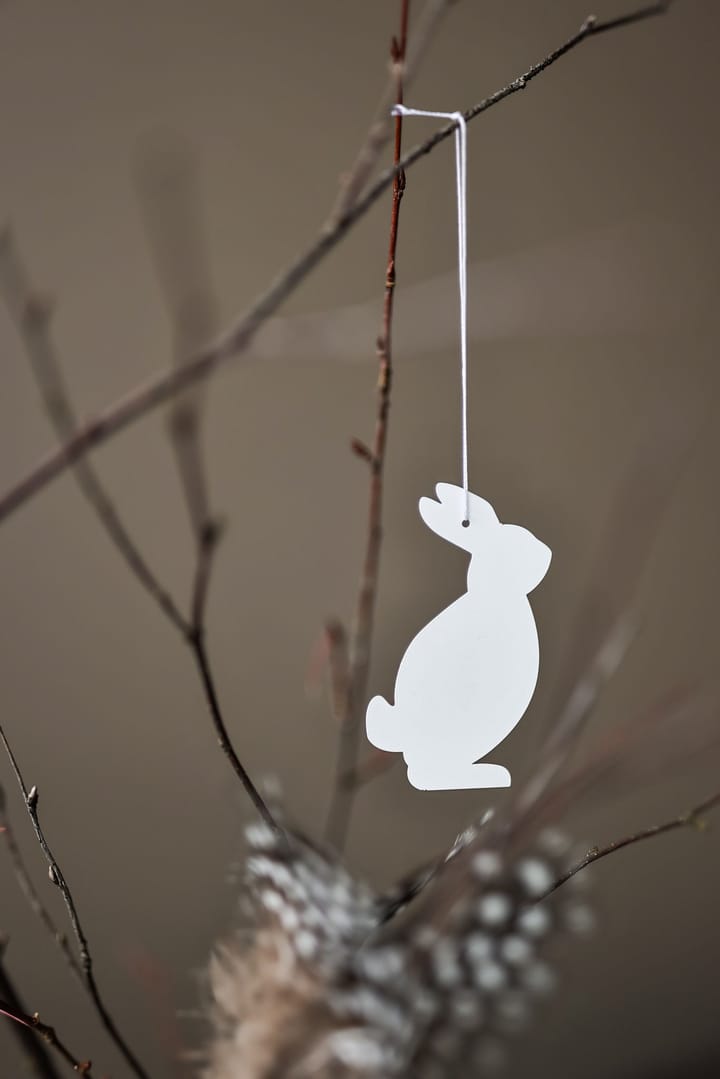 Easter Deco hare Easter decoration 4-pack, White Cooee Design