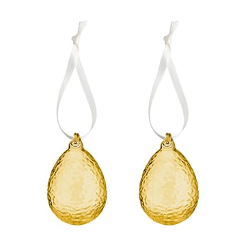 Gry egg Easter pendant 2-pack - Honey - Cooee Design