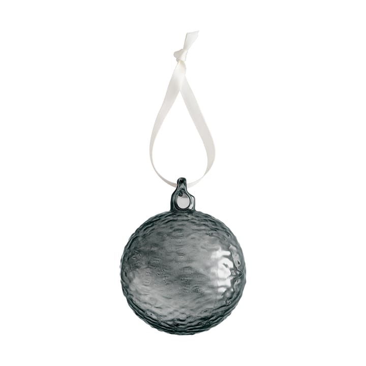 Gry Marble Christmas bauble Ø5 cm 4-pack - Smoke - Cooee Design