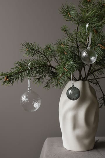 Gry Marble Christmas bauble Ø5 cm - Clear - Cooee Design