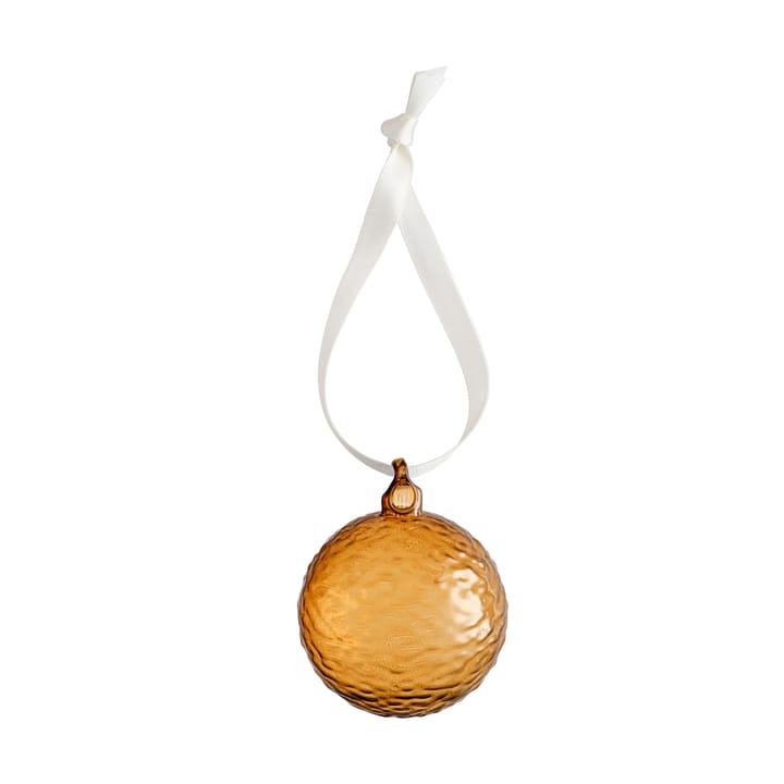 Gry Marble Christmas bauble Ø5 cm - Cognac - Cooee Design