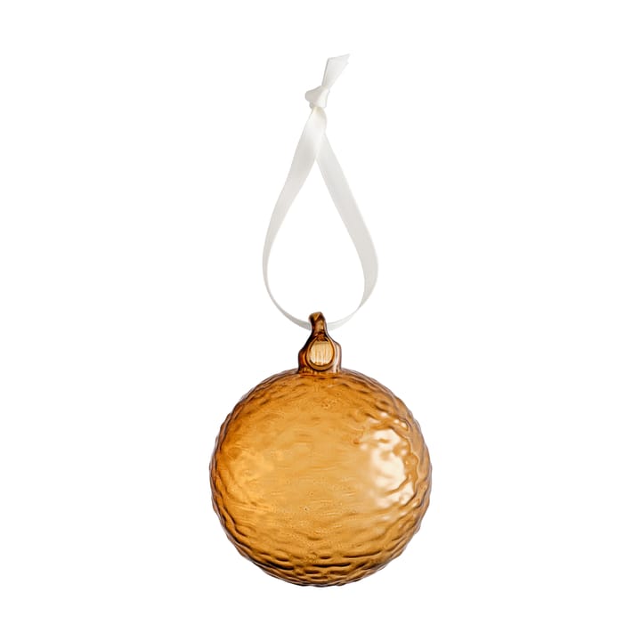 Gry Marble Christmas bauble Ø5 cm - Cognac - Cooee Design