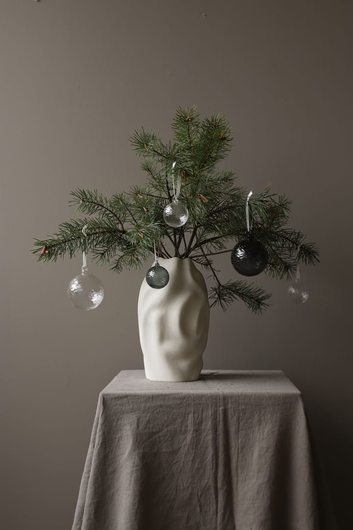 Gry Marble Christmas bauble Ø5 cm, Smoke Cooee Design