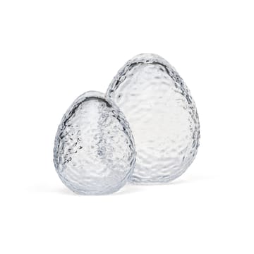 Gry standing egg 12 cm - Clear - Cooee Design