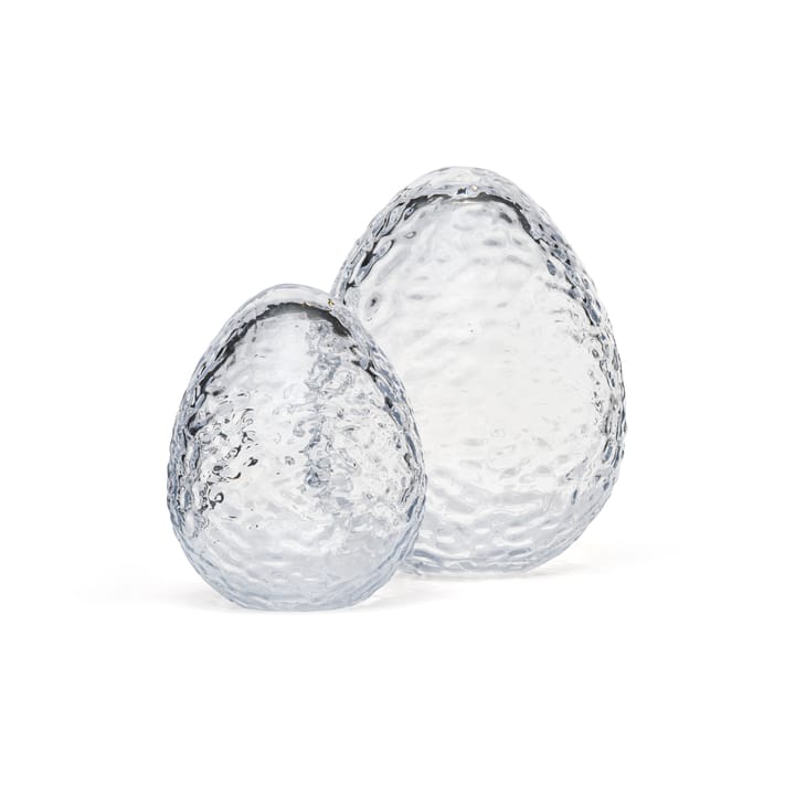 Gry standing egg 12 cm, Clear Cooee Design