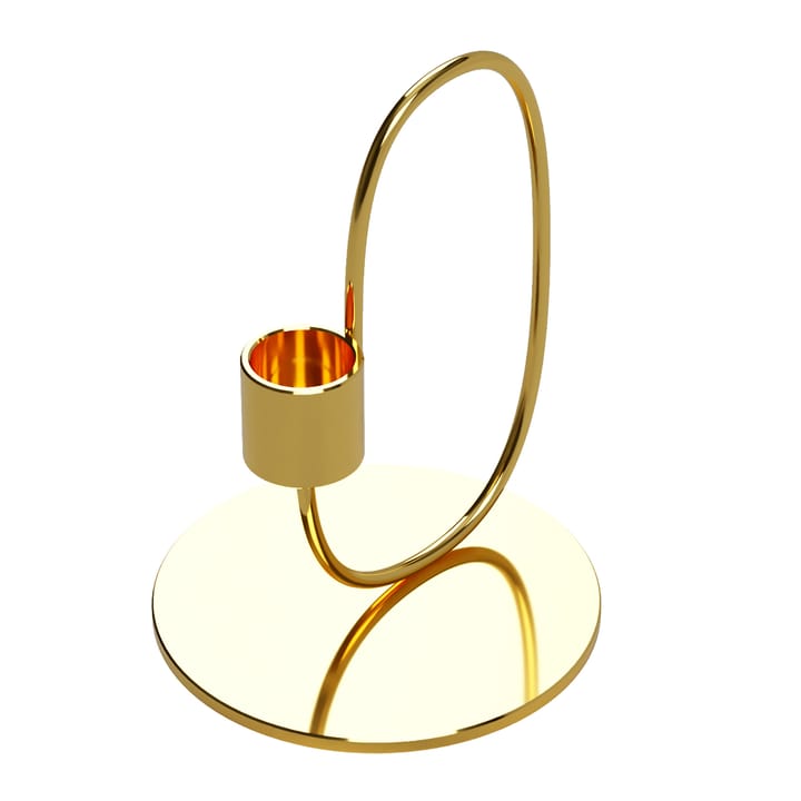 Swoop candle sticks, brass Cooee Design