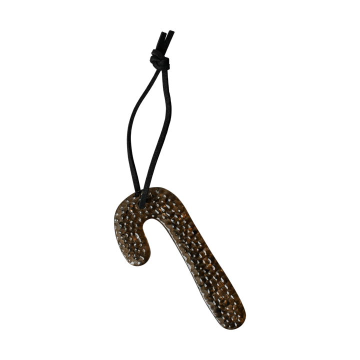 Airy hanging candy cane decorative ornament - Brown - DBKD