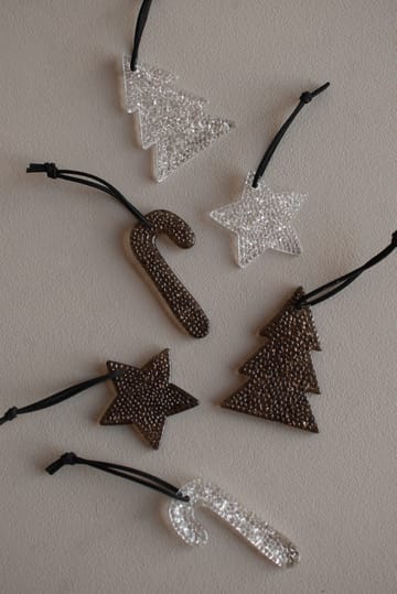 Airy hanging star decorative ornament - Brown - DBKD