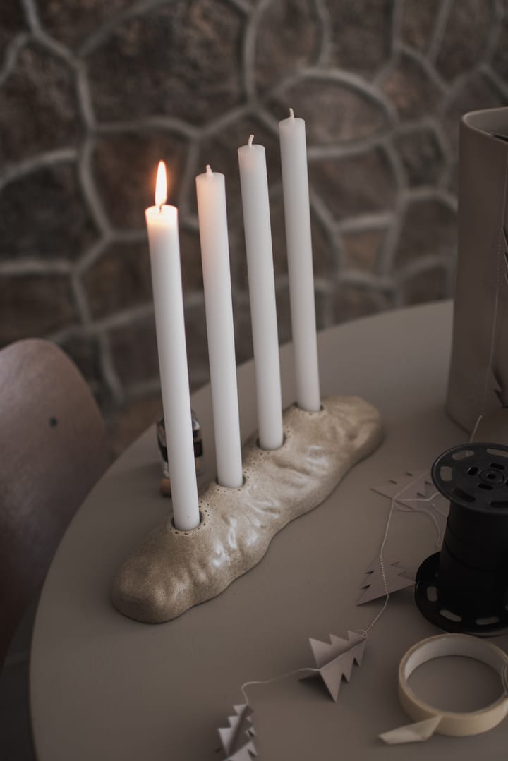 Base advent candle holder, Beige DBKD