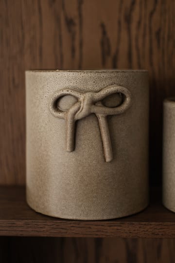 Bow pot Ø14 cm - Beige - DBKD