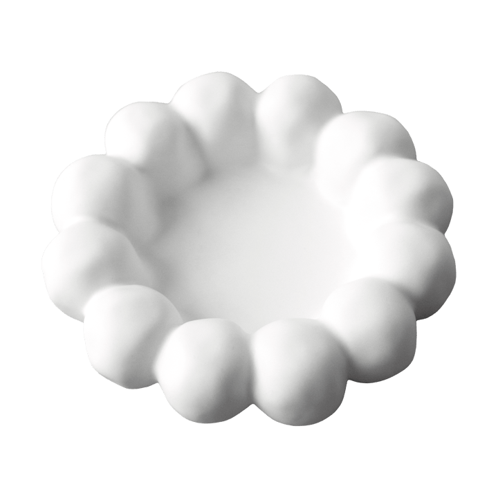 Bright candle tray Ø17 cm - White - DBKD