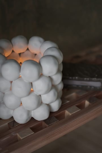 Bright candleholder Ø17 cm - White - DBKD