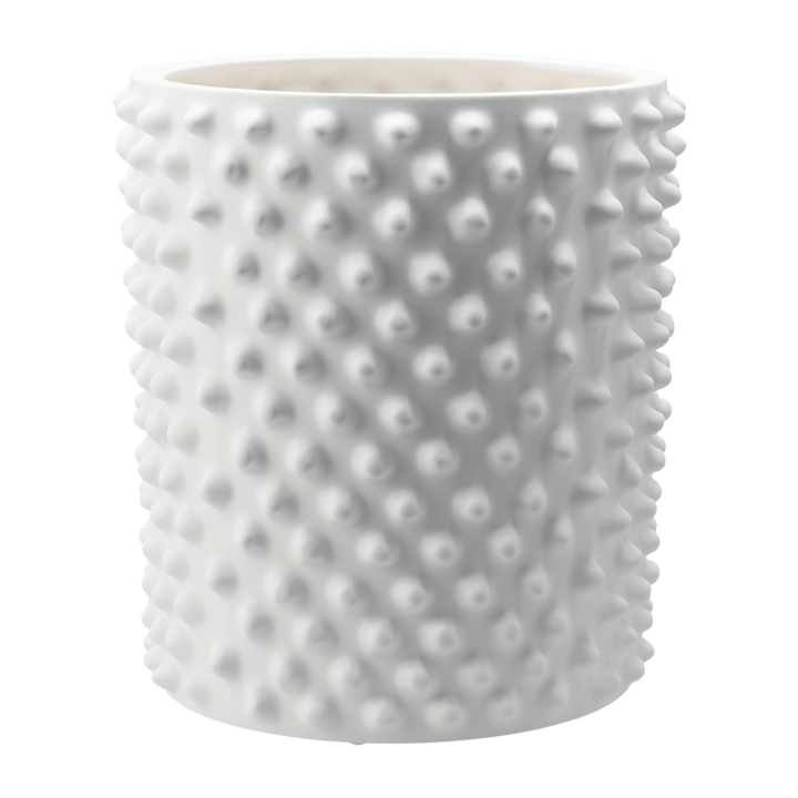 Cloudy flower pot matte white - large - DBKD