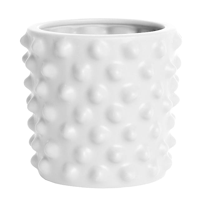 Cloudy flower pot matte white, mini DBKD