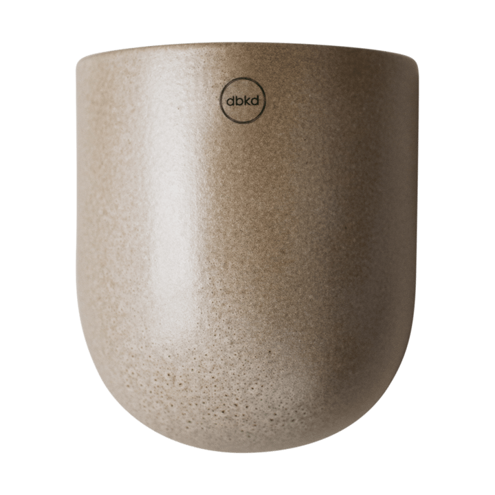 Cut wall-mounted flowerpot beige, Large 17 cm DBKD