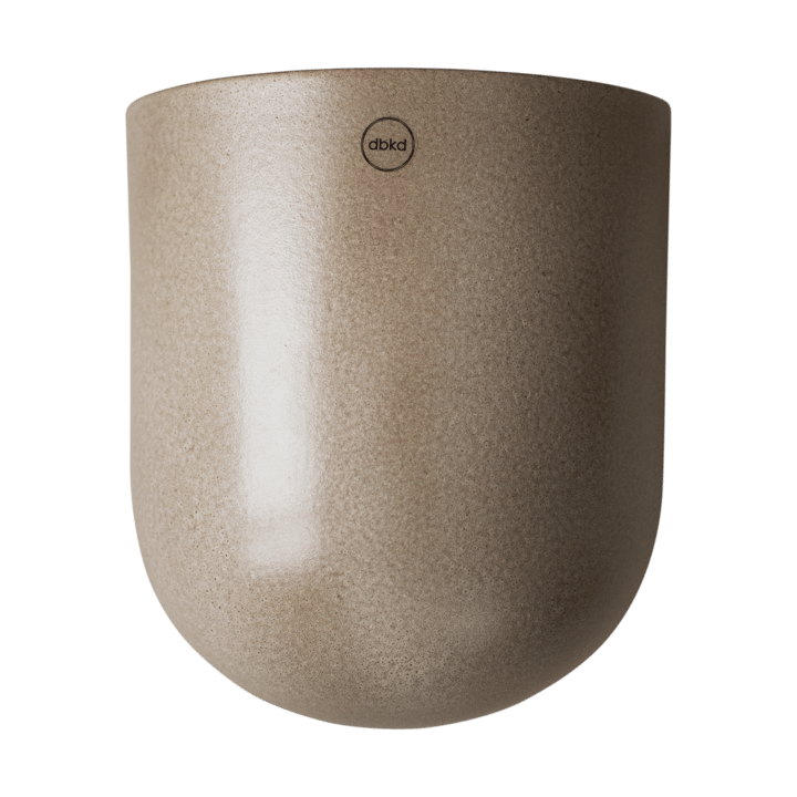 Cut wall-mounted flowerpot beige, X-large 24 cm DBKD