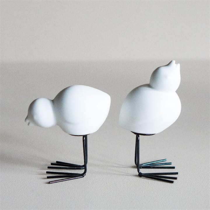 DBKD Swedish Birds Easter decoration 2-pack, White DBKD