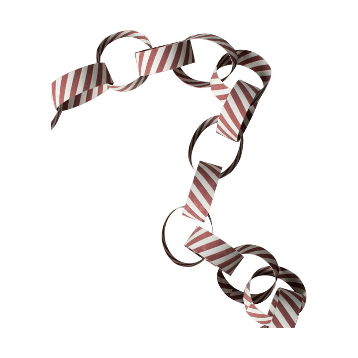 Garland striped garland, Red-white DBKD