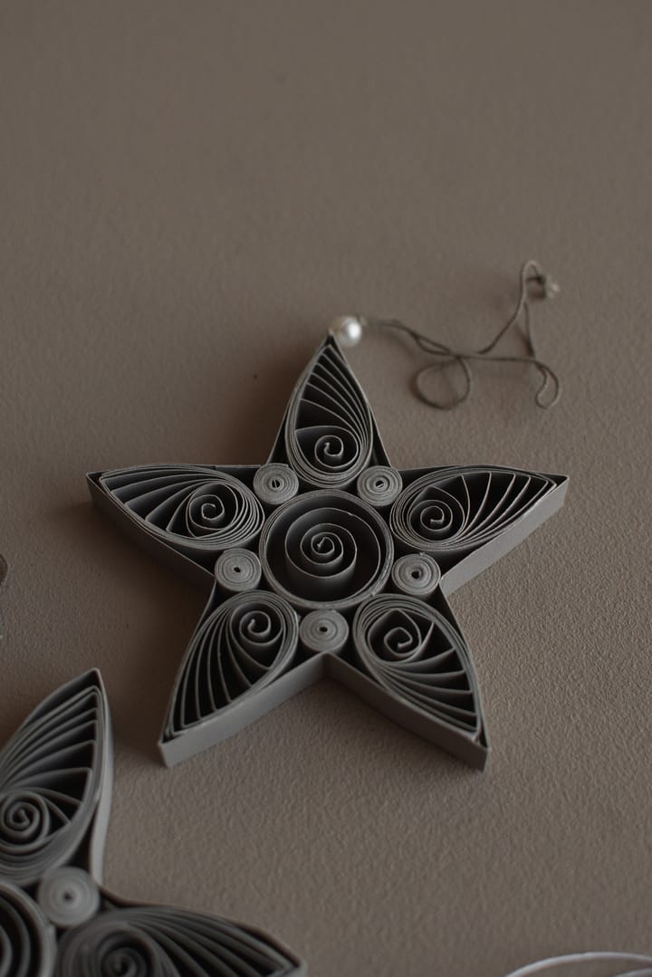 Paper star Christmas decoration 10.5 cm, Mole DBKD