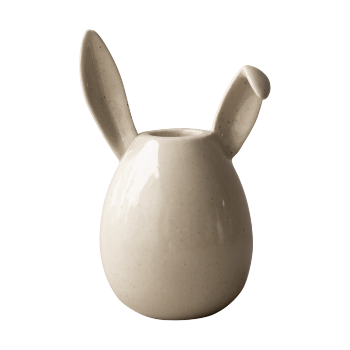 Rabbit candlestick 13 cm - Vanilla - DBKD